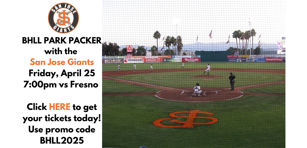 San Jose Giants BHLL Park Packer 